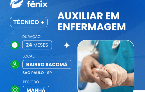 Curso de Enfermagem – Auxiliar + Técnico (24 meses) (manhã)