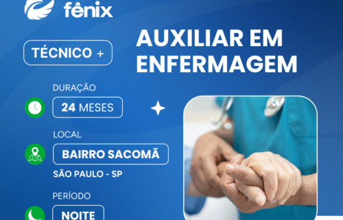 Curso de Enfermagem – Auxiliar + Técnico (24 meses) (Noite)